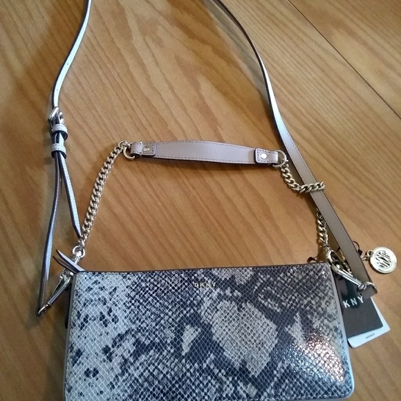 DKNY purse snakeskin handbag crossbody - Picture 8 of 8